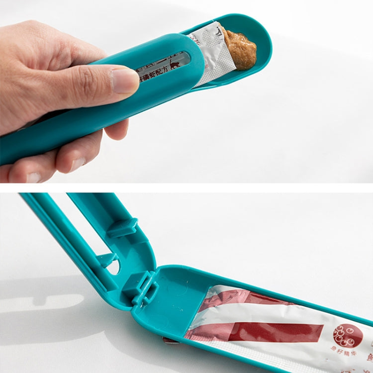 2 PCS Cat Strip Feeder Squeeze Snack Spoon Pet Liquid Food Squeeze