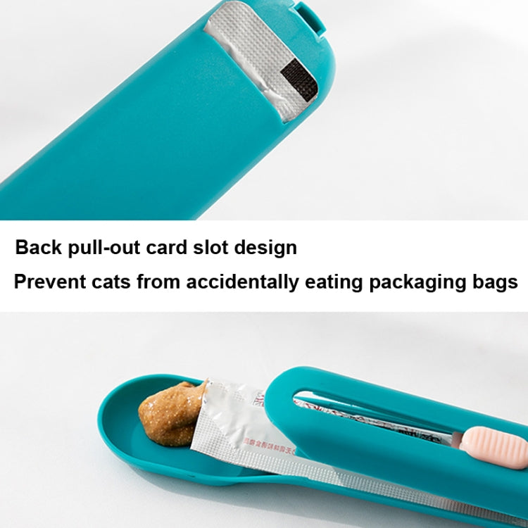 2 PCS Cat Strip Feeder Squeeze Snack Spoon Pet Liquid Food Squeeze