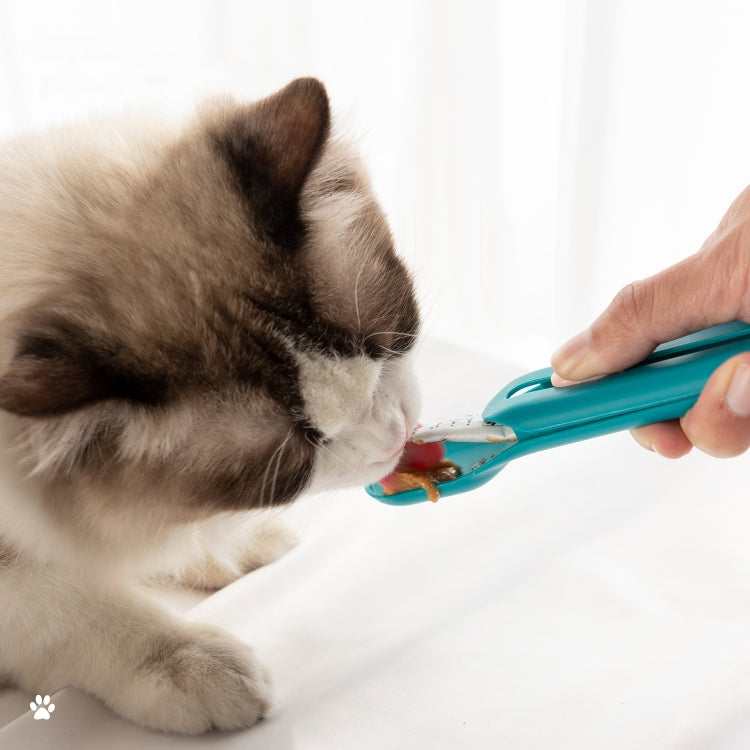 2 PCS Cat Strip Feeder Squeeze Snack Spoon Pet Liquid Food Squeeze