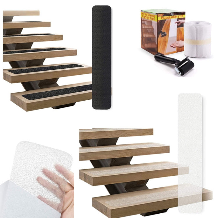 15 PCS PEVA  Rubber Non-marking Step Non-slip Tape,Size: 15 x 61cm