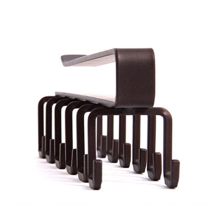 Hole-free Hanging Cup Holder Clip-type Double-row  Hook Frame