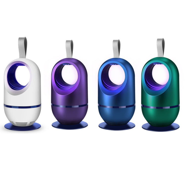 6LED Mosquito Killer USB Rechargeable Portable Mosquito Lure Lamp, Colour: White