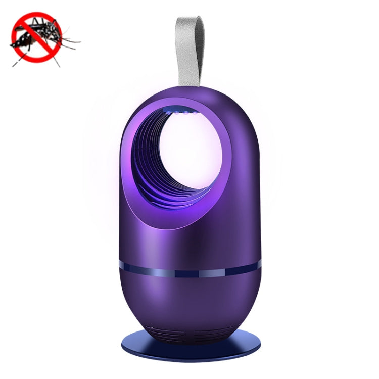 6LED Mosquito Killer USB Rechargeable Portable Mosquito Lure Lamp, Colour: Purple