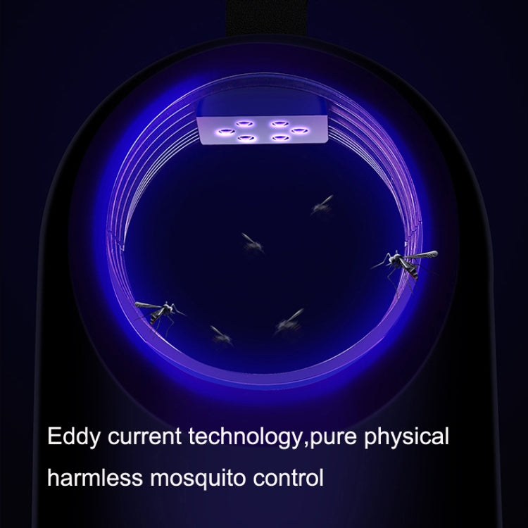 6LED Mosquito Killer USB Rechargeable Portable Mosquito Lure Lamp, Colour: Purple