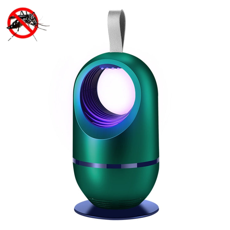 6LED Mosquito Killer USB Rechargeable Portable Mosquito Lure Lamp, Colour: Green