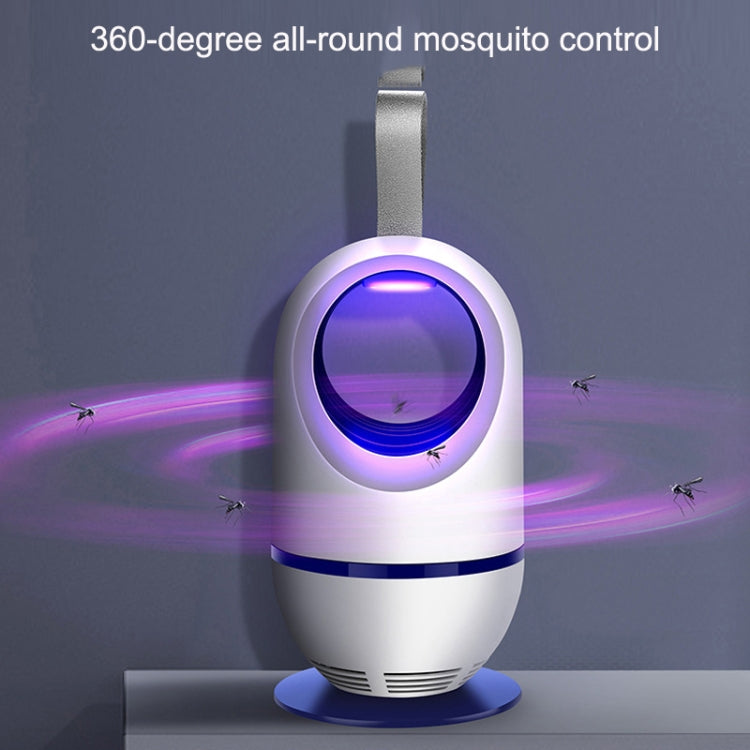 6LED Mosquito Killer USB Rechargeable Portable Mosquito Lure Lamp, Colour: Green