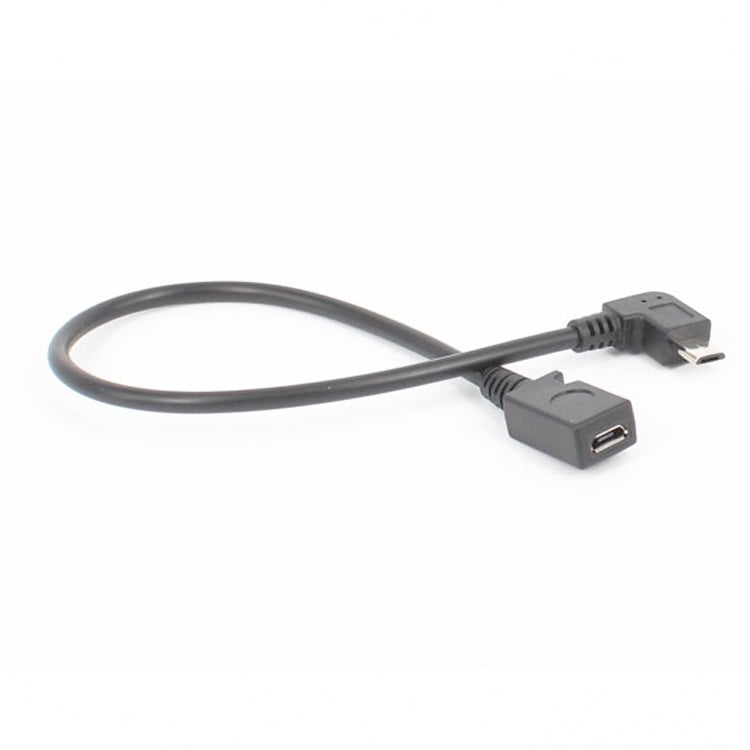 5 PCS 90 Degree Micro Male To Female Extension Cable