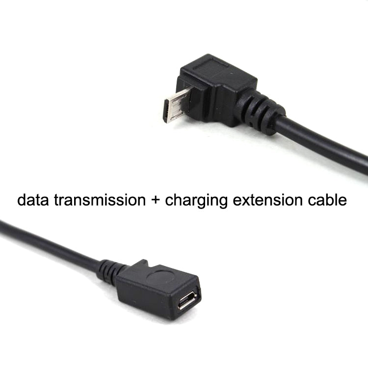5 PCS 90 Degree Micro Male To Female Extension Cable