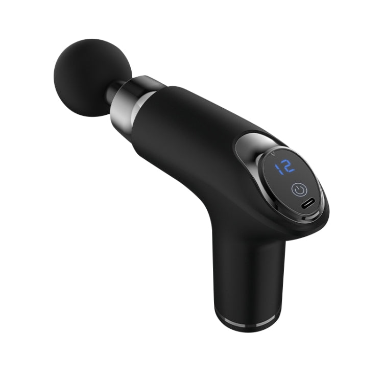 PS818 Variable Speed Vibrating Mini Muscle Fascia Relax Massager, Specification: 12 Gear (Black)
