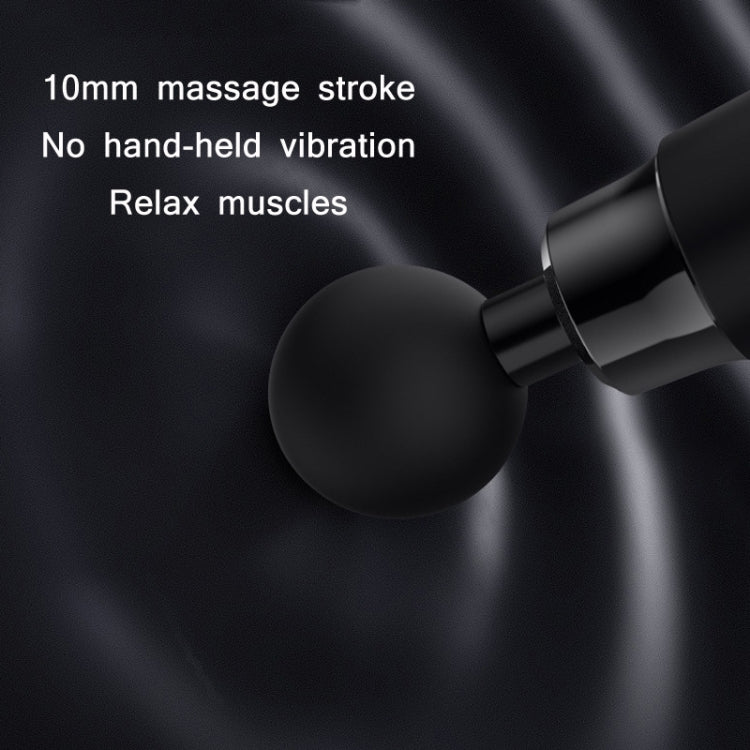 PS818 Variable Speed Vibrating Mini Muscle Fascia Relax Massager, Specification: 12 Gear (Black)