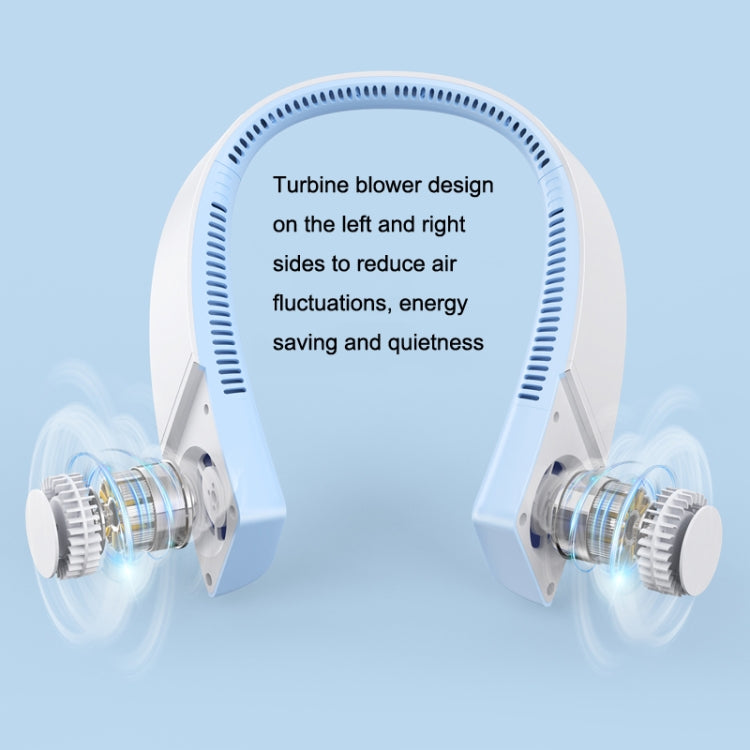 F58 Sports Quiet Portable USB Hanging Neck Bladeless Fan