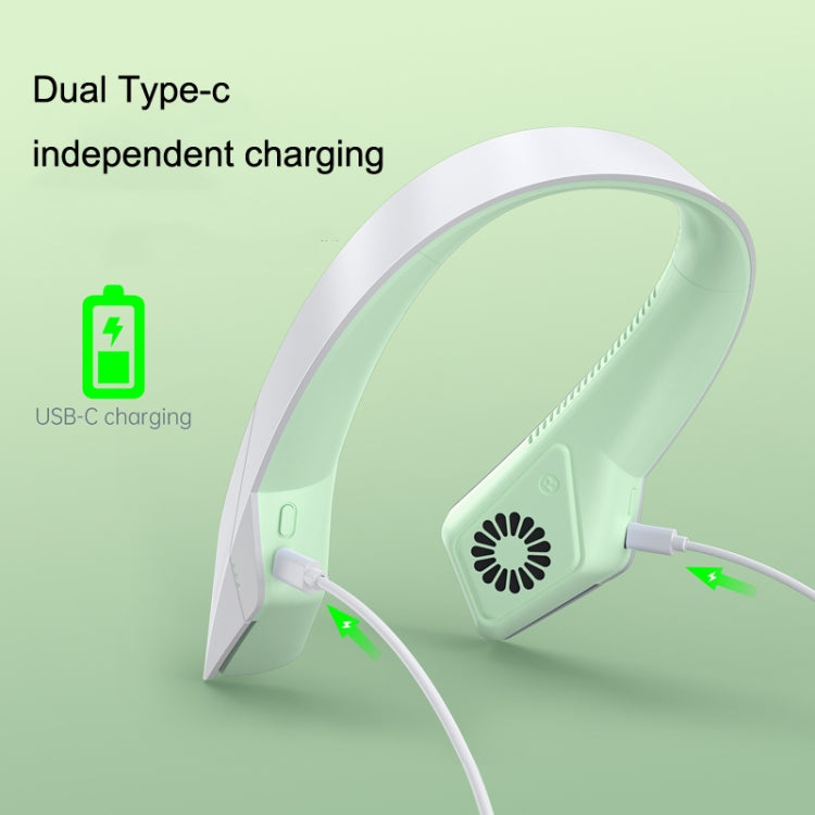 F58 Sports Quiet Portable USB Hanging Neck Bladeless Fan