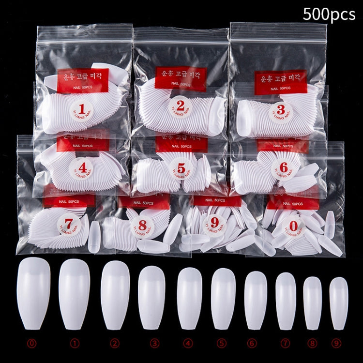 2 PCS Pointed Half Stick Full Post Nail Patches