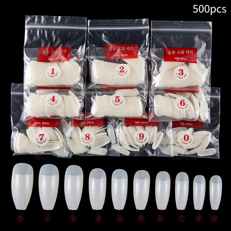 2 PCS Pointed Half Stick Full Post Nail Patches