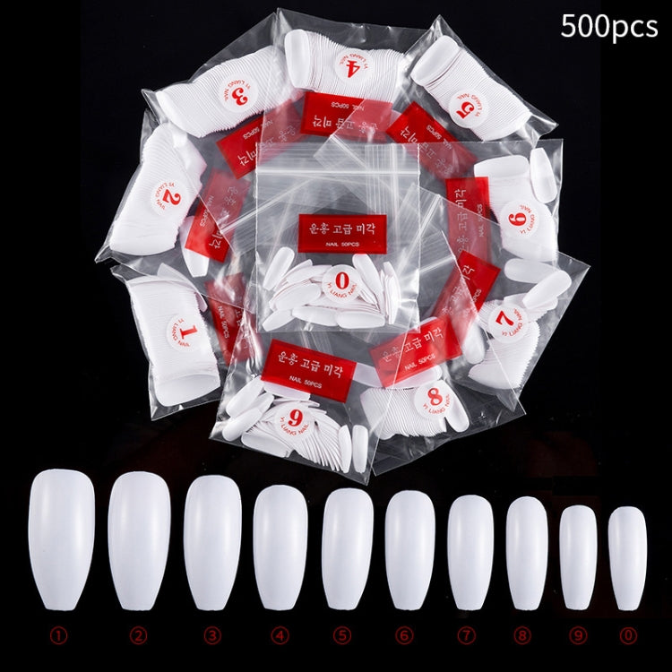 2 PCS Pointed Half Stick Full Post Nail Patches