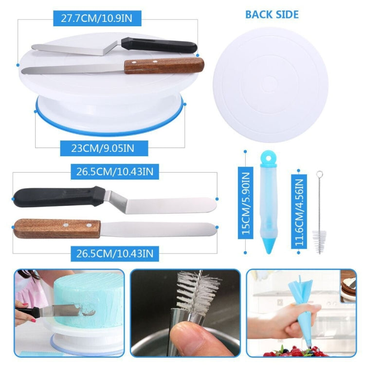 52 In 1 Cake Turntable Piping Tip Piping Bag Baking Tool Set
