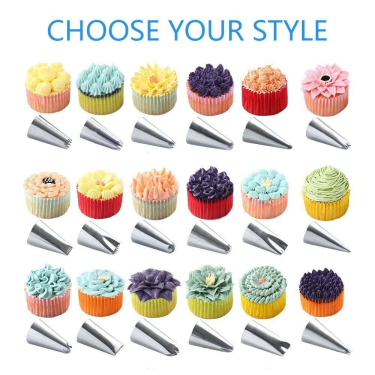 52 In 1 Cake Turntable Piping Tip Piping Bag Baking Tool Set