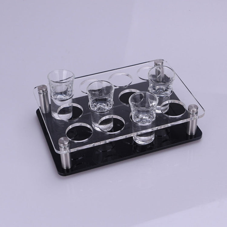 Acrylic Round Hole Wine Glass Storage Rack, Layer (specification): 12 Grids