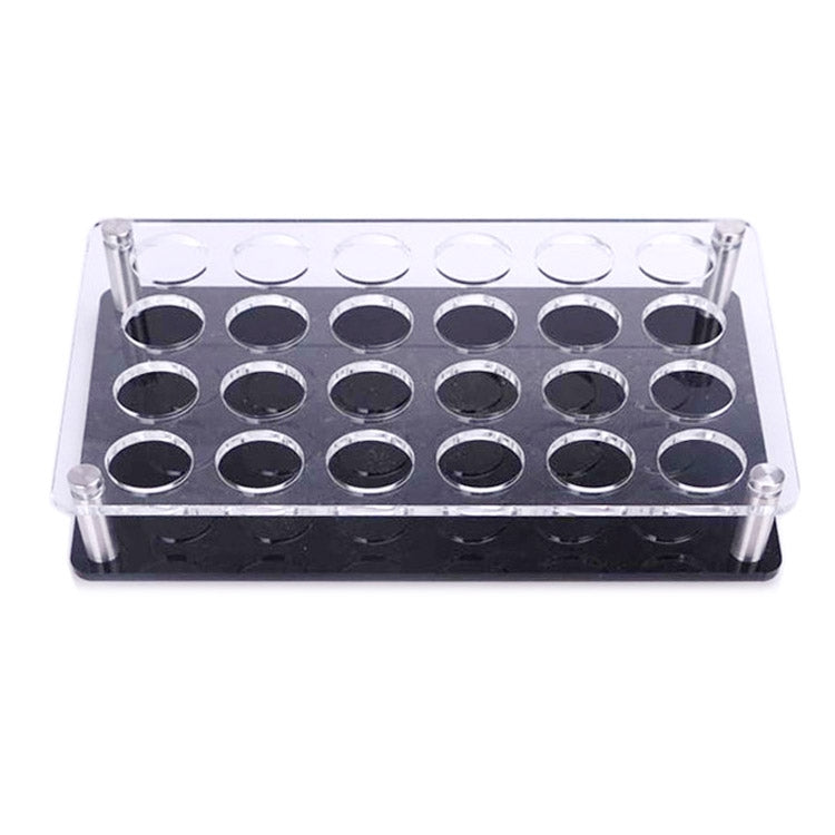 Acrylic Round Hole Wine Glass Storage Rack, Layer (specification): 24 Grids