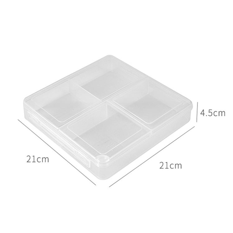 A2958 Chopped Onion Garlic Refrigerator Preservation Box with Lid, Specification: Dividered Box