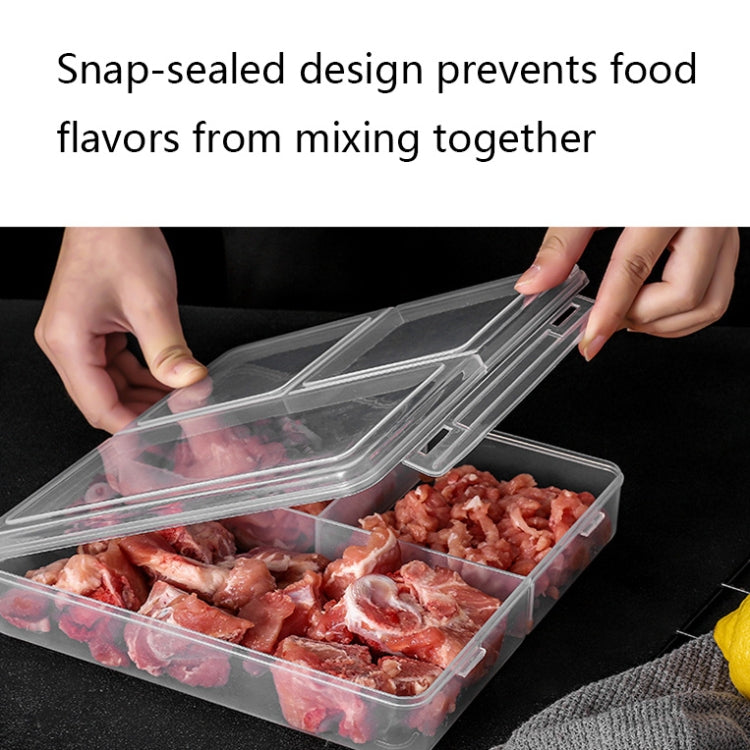 A2958 Chopped Onion Garlic Refrigerator Preservation Box with Lid, Specification: Dividered Box