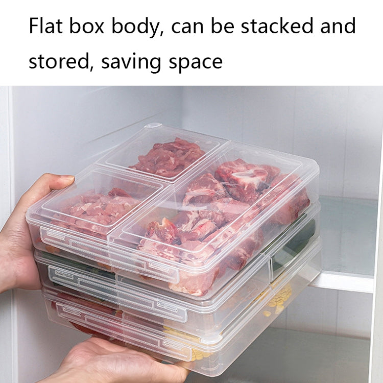 A2958 Chopped Onion Garlic Refrigerator Preservation Box with Lid, Specification: Dividered Box