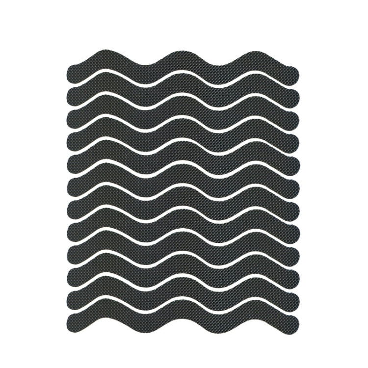 48 PCS Wavy Shaped Safety Bathtub Non-Slip Sticker, Specification:  1.3 x 18cm