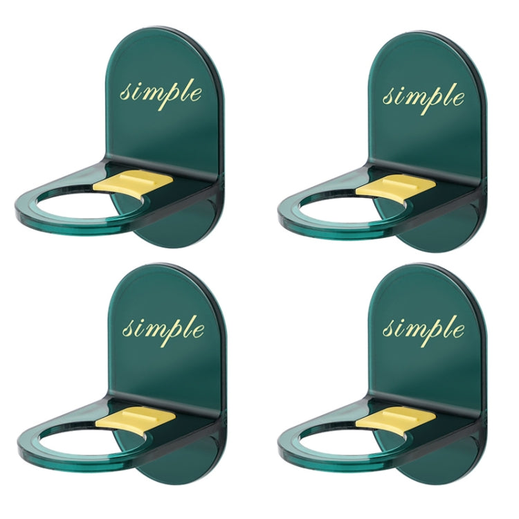 4 PCS Bathroom No Punching Installation Shower Gel Hanger
