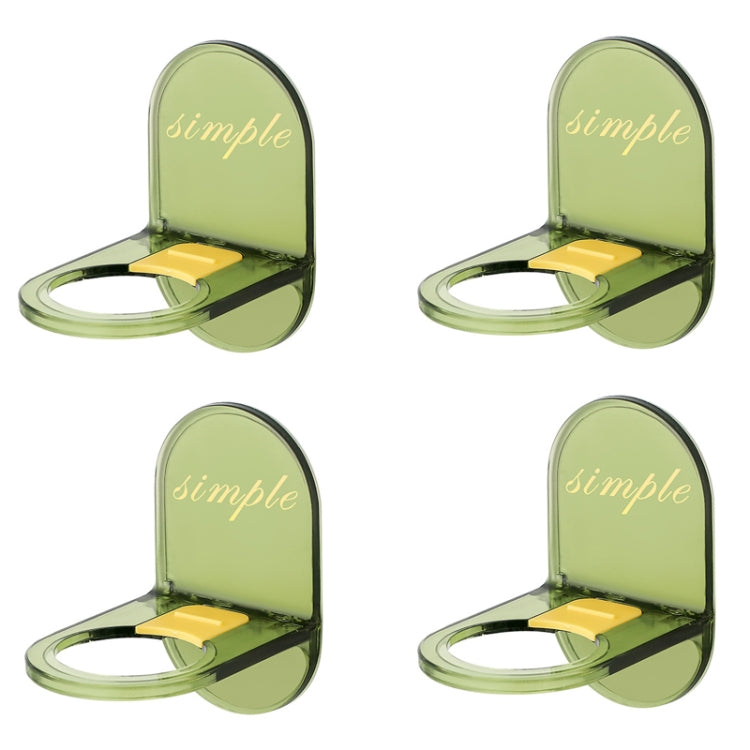 4 PCS Bathroom No Punching Installation Shower Gel Hanger