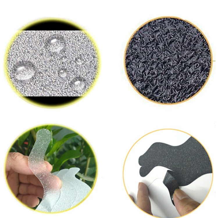 48 PCS Wavy Shaped Gravel Pattern Bathtub Non-Slip Sticker, Specification: 1.3 x 18cm