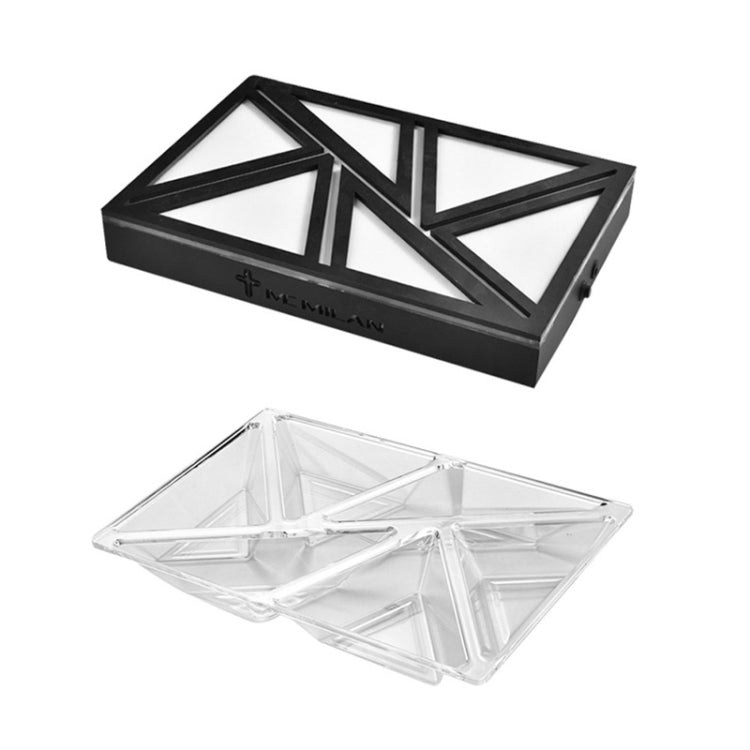 6 In 1 Multifunctional Compartmental Luminous Fruit Tray, Style: Luminous Base + Disc