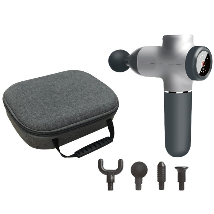 Home Rechargeable Mini Muscle Relaxing Fascia Massager, Specification: Handbag(Grey)