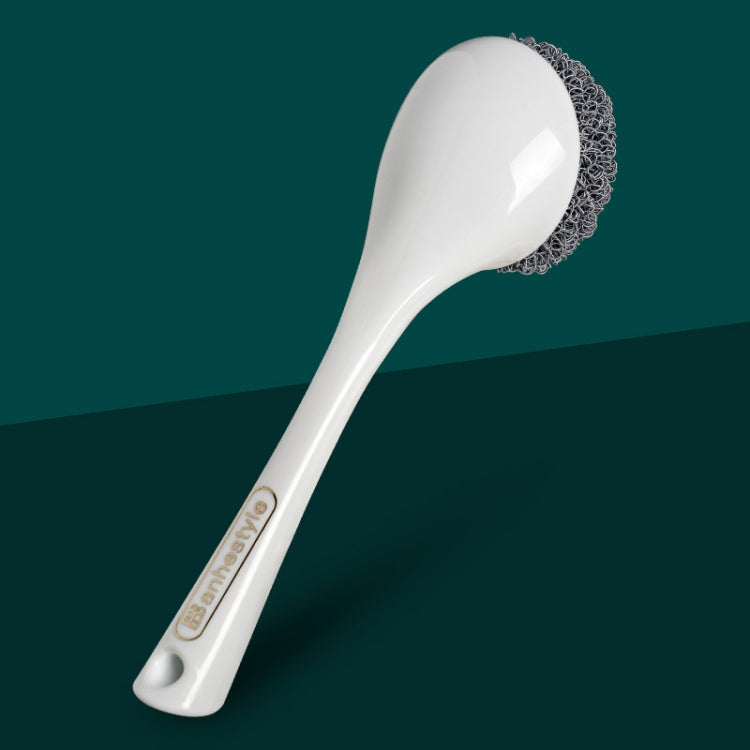2 PCS Long Handle Pot Brush Kitchen Cleaning Brush Tank Hitting Cleaning Brush