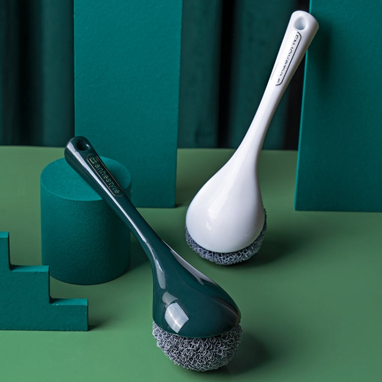 2 PCS Long Handle Pot Brush Kitchen Cleaning Brush Tank Hitting Cleaning Brush