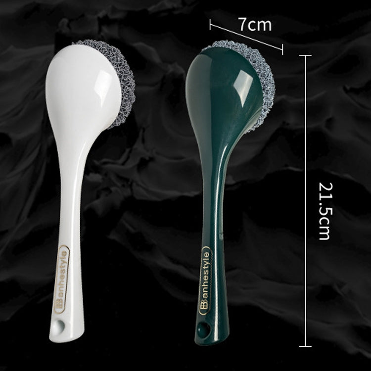 2 PCS Long Handle Pot Brush Kitchen Cleaning Brush Tank Hitting Cleaning Brush