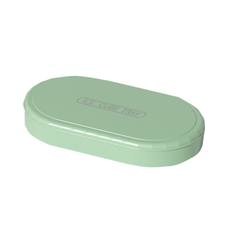 2 PCS Food Grade Silicone Dust-proof and Odor-proof Ice Cube Mold, Style: 1 Layer (Fresh Green)