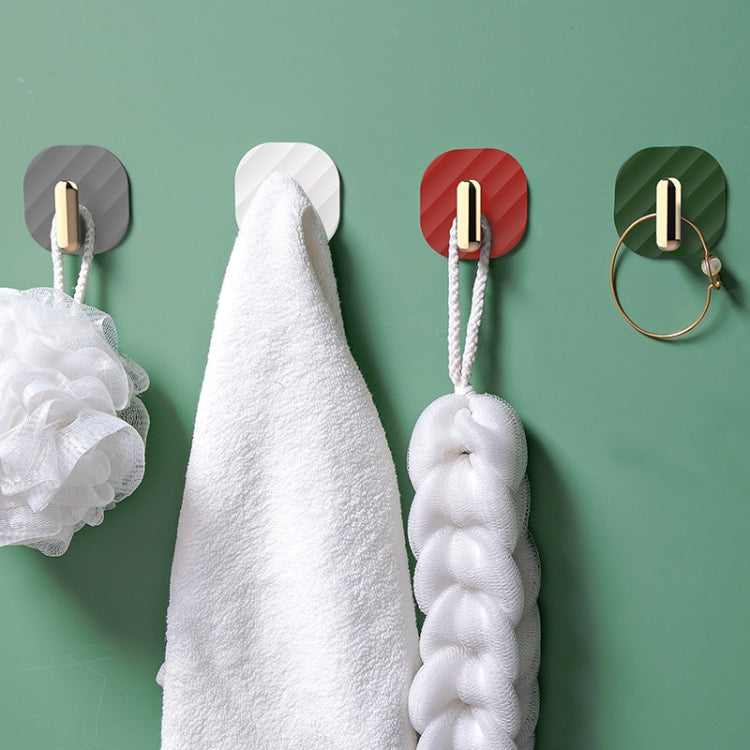 2 Sets Free Punch Hooks Strong Viscose Wall Kitchen Bedroom Hooks