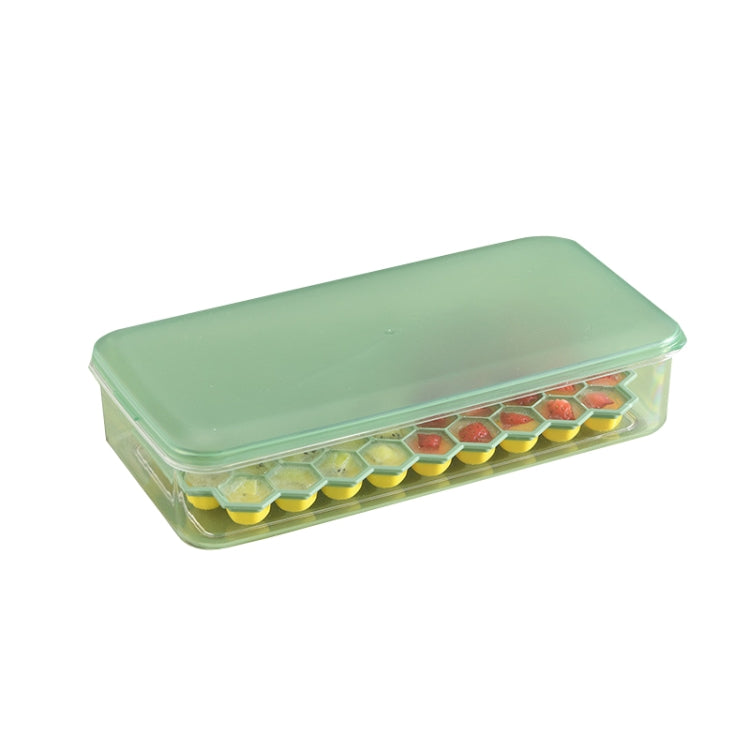 Honeycomb Ice Tray Mould Soft Bottom Silicone Ice Box, Specification: 1 Layer