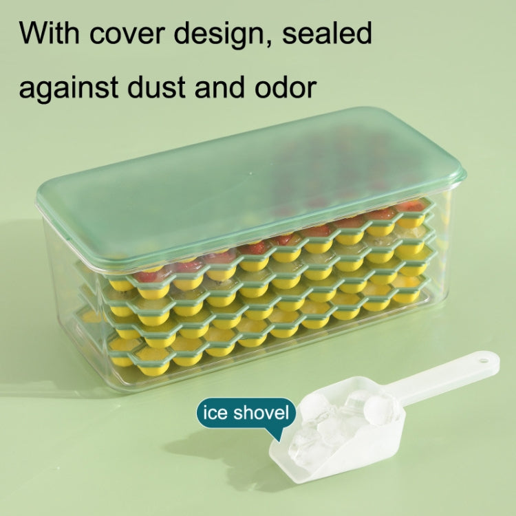 Honeycomb Ice Tray Mould Soft Bottom Silicone Ice Box, Specification: 2 Layers