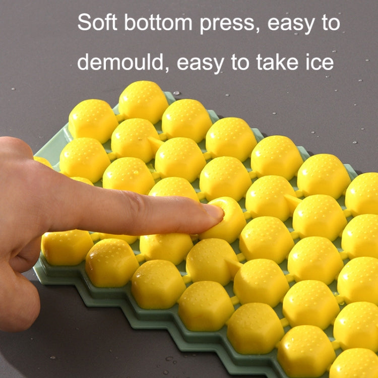 Honeycomb Ice Tray Mould Soft Bottom Silicone Ice Box, Specification: 2 Layers