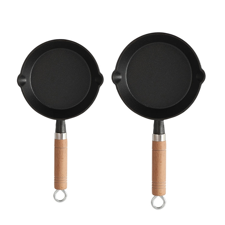 Household Hot Oil Frying Pan Cast Iron Skillet, Specification: Large