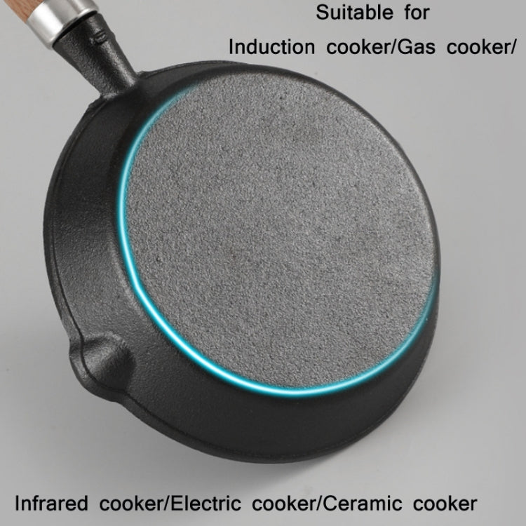 Household Hot Oil Frying Pan Cast Iron Skillet, Specification: Large
