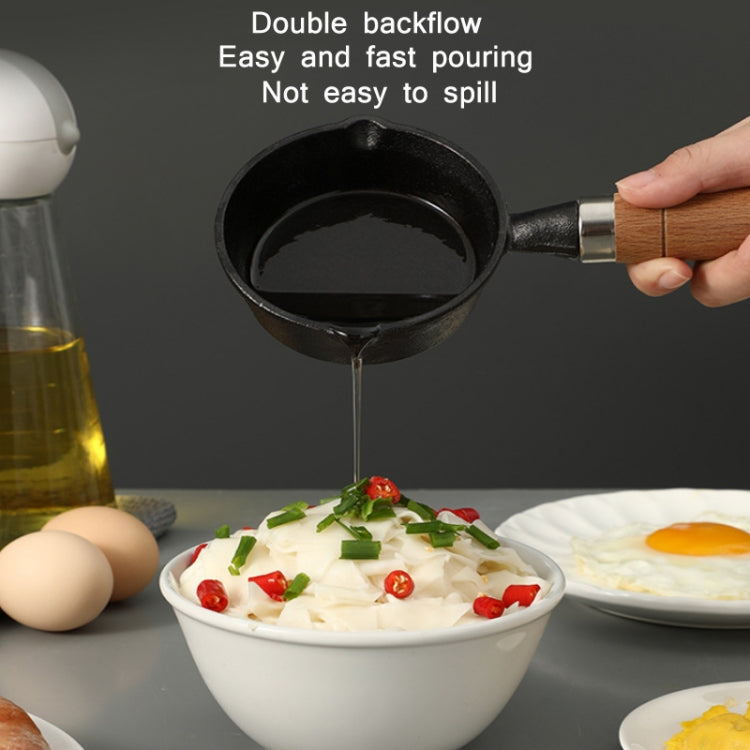 Household Hot Oil Frying Pan Cast Iron Skillet, Specification: Large