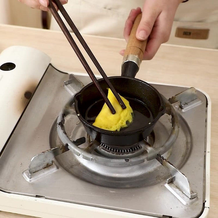 Household Hot Oil Frying Pan Cast Iron Skillet, Specification: Large