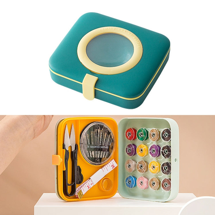 Portable Needlework Box Home Multi-Function Needlework Storage Box