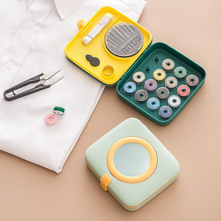 Portable Needlework Box Home Multi-Function Needlework Storage Box