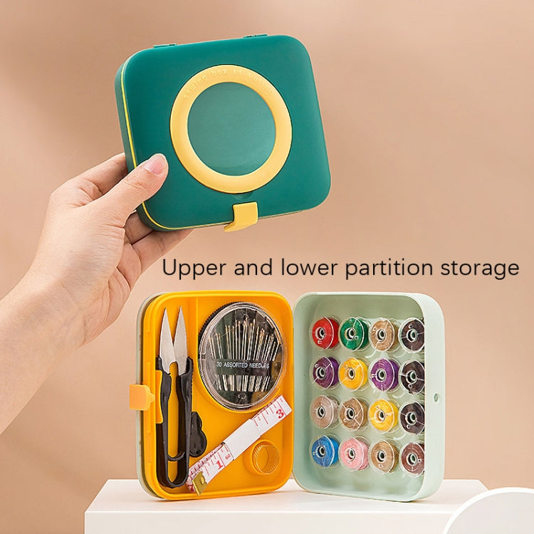 Portable Needlework Box Home Multi-Function Needlework Storage Box