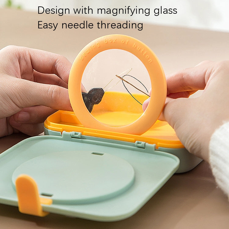 Portable Needlework Box Home Multi-Function Needlework Storage Box