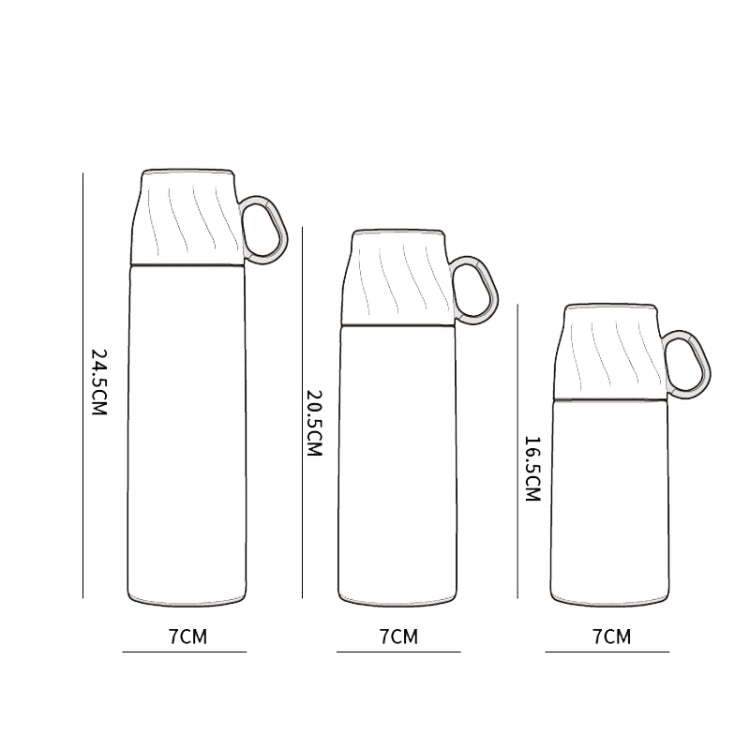 260ml 304 Stainless Steel Handy Cup with Lid Vacuum Insulation Cup