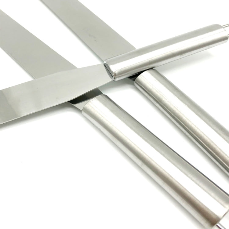 2 PCS Stainless Steel Straight Spatula Cream Scraper